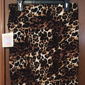 Leopard lularoe Cassie skirt